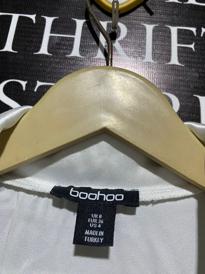 BOOHOO |S| BRIDE TO BE SATIN EMBROIDERED PJ SHORT SET