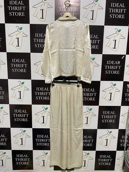 LUNAREY |S| LUXURY SATIN LOUNGEWEAR SET