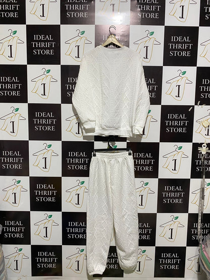 SHEIN |XS| LUXURY CABLE KNIT TRACKSUIT SET