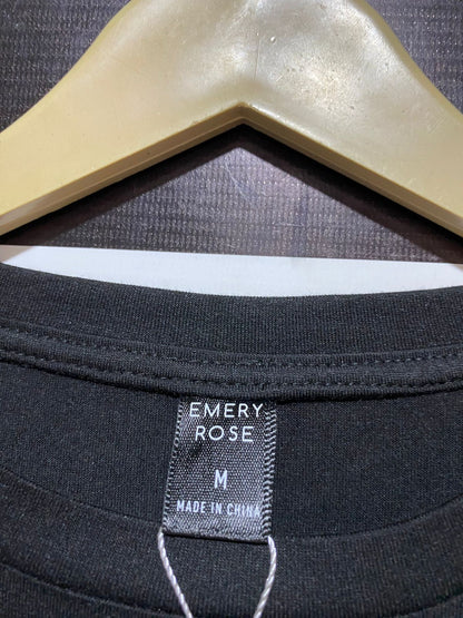EMERY ROSE |M| BUST 20| C1|  PREMIUM RELAXED FIT POCKET T-SHIRT