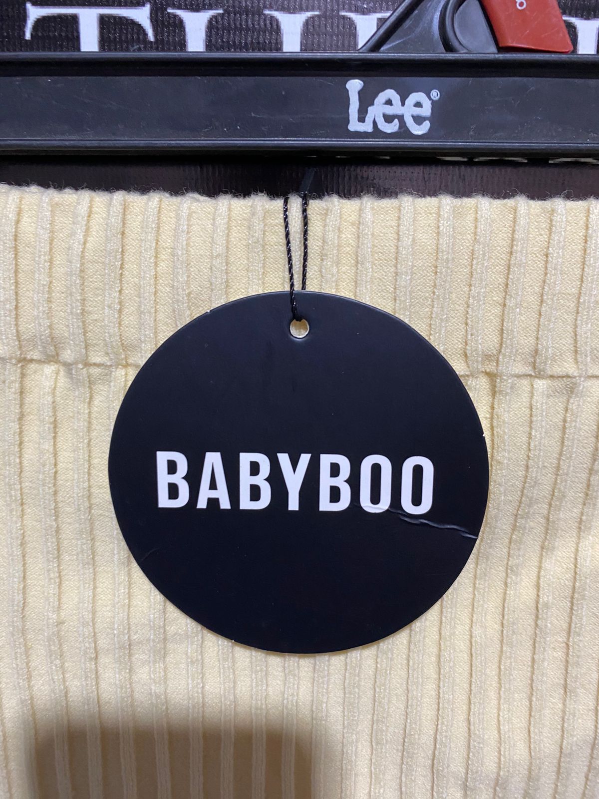 BABY BOO |S| VIBRANT AND STYLISH KNIT CO-ORD FEATURING A HANDKERCHIEF CROP TOP AND MINI SKIRT