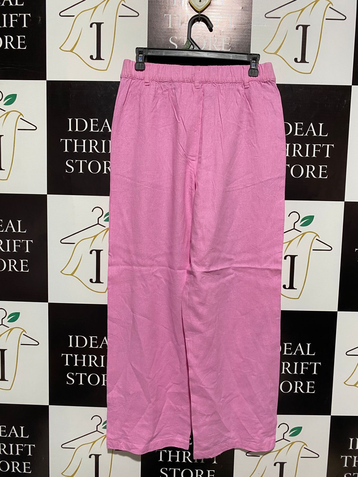 ANKO |L| WAIST 30| PINK WIDE LEG TROUSER PANTS