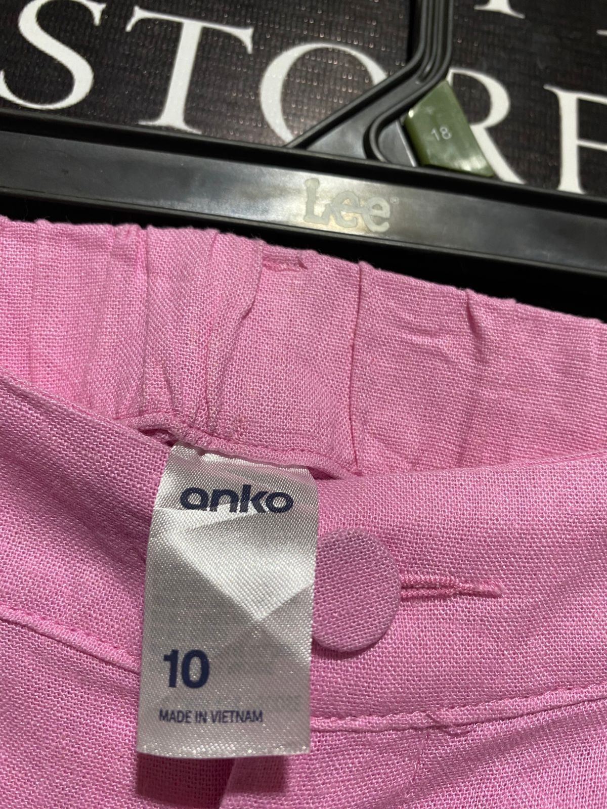 ANKO |L| WAIST 30| PINK WIDE LEG TROUSER PANTS
