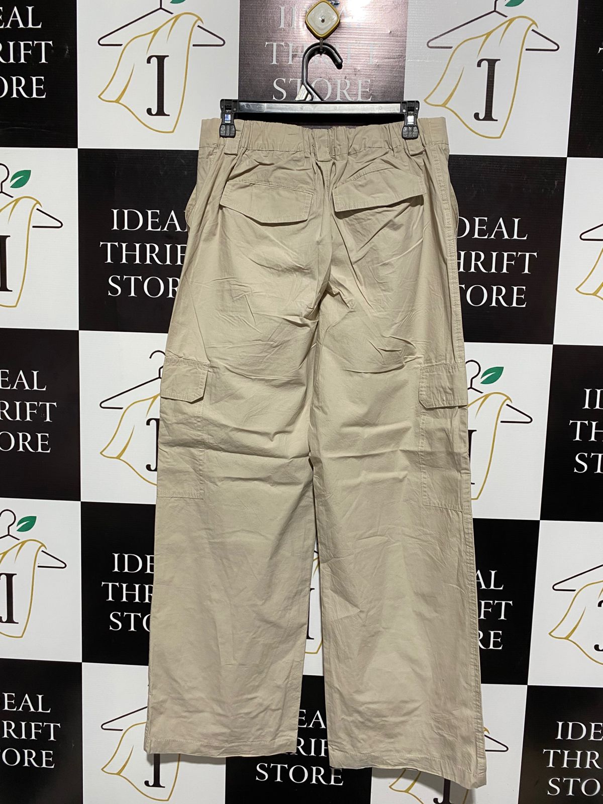 COTTON ON |L| WAIST 30| UTILITY CHIC BEIGE CARGO TROUSERS