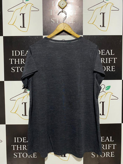 ANKO |XL| BUST 23| B13| CHARCOAL HEATHER V-NECK T-SHIRT