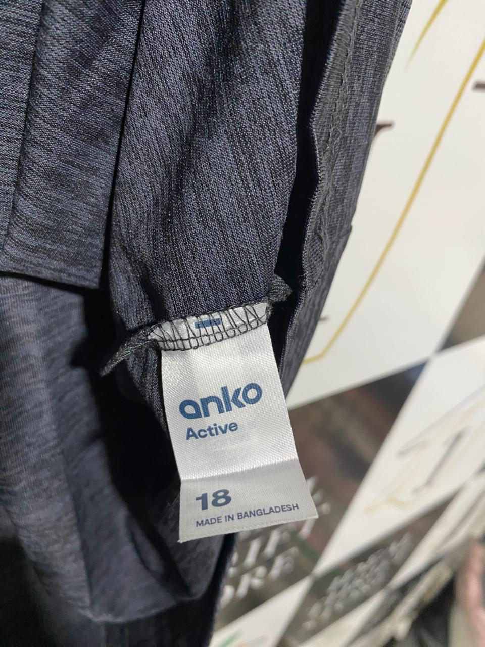 ANKO |XL| BUST 23| B13| CHARCOAL HEATHER V-NECK T-SHIRT