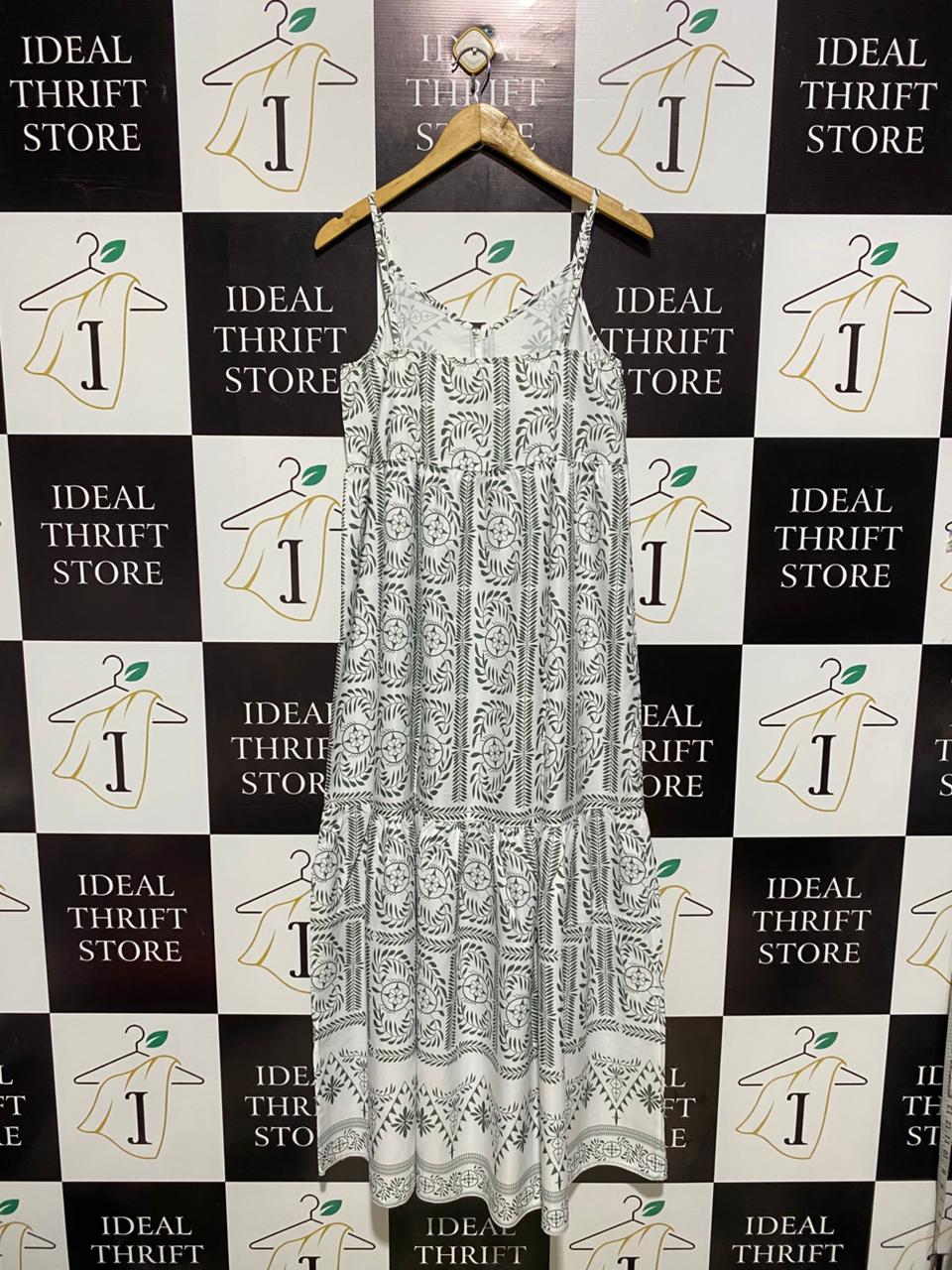 SHEIN |M| BUST 16| ETHNIC BOHO TIERED MAXI SUN DRESS