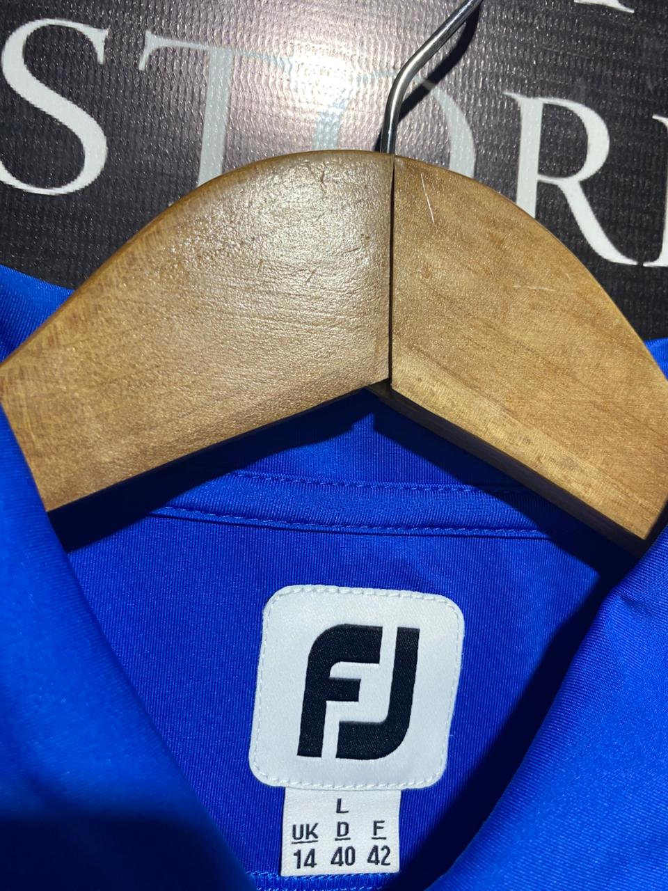 FJ |L| BUST 20|C1| VIBRANT COBALT BLUE SLEEVELESS GOLF POLO