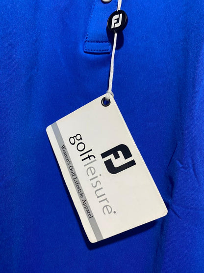 FJ |L| BUST 20|C1| VIBRANT COBALT BLUE SLEEVELESS GOLF POLO