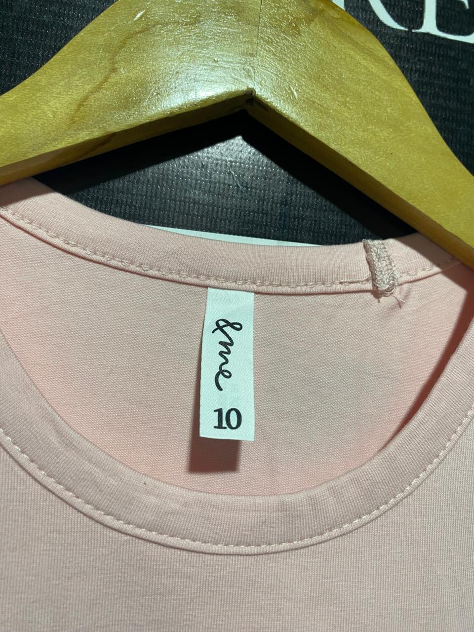& ME |M| BUST 23| C1|  CLASSIC SOFT PINK CREW NECK COTTON T SHIRT