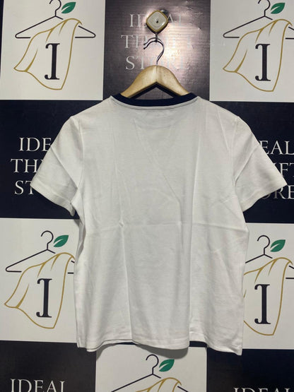 MNG |M| BUST 19| B12|  CLASSIC NAVY-TRIMMED RINGER T SHIRT