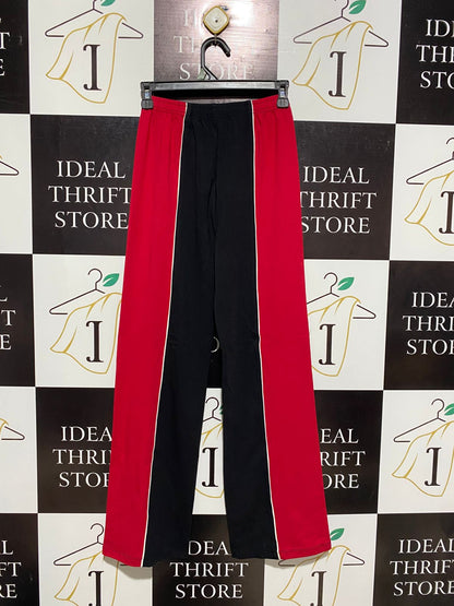 RETRO-CHIC COLOR-BLOCK TRACK PANTS |S| WAIST 24|