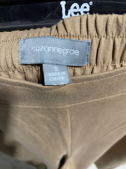 SUZANNEGRAE |L| WAIST 30| VINTAGE-INSPIRED BUTTON-DETAIL WIDE-LEG TROUSERS