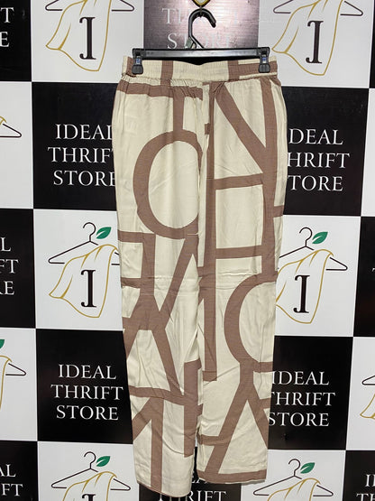 SUSSAN |M| WAIST 28| MODERNIST GEOMETRIC PRINT LOUNGE PANTS