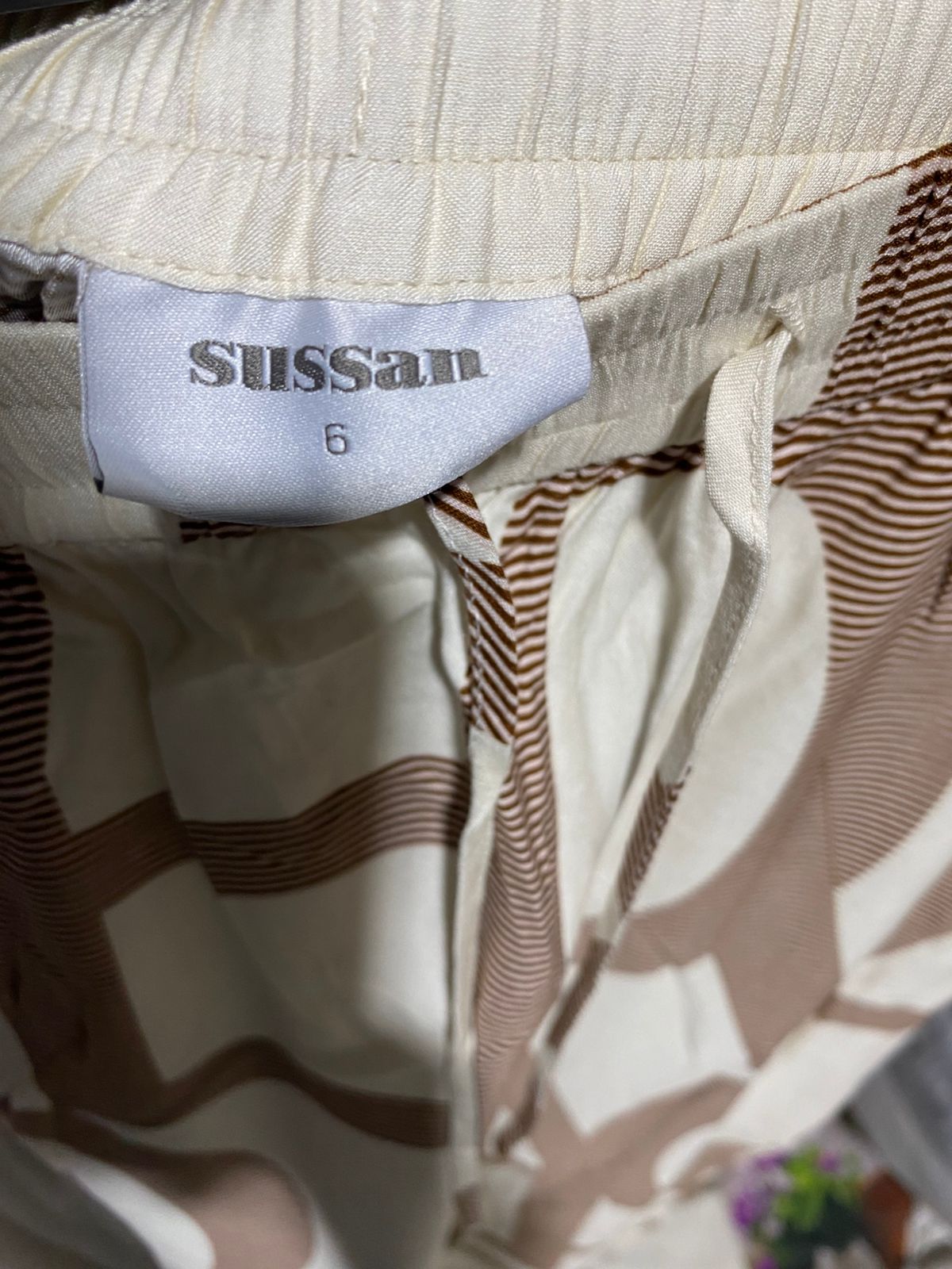 SUSSAN |M| WAIST 28| MODERNIST GEOMETRIC PRINT LOUNGE PANTS