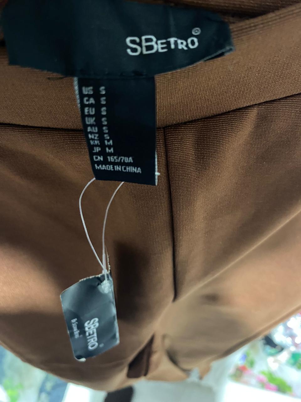 SB ETRO |S| WAIST 25| TAILORED TERRACOTTA SPLIT-HEM FLARE PANTS