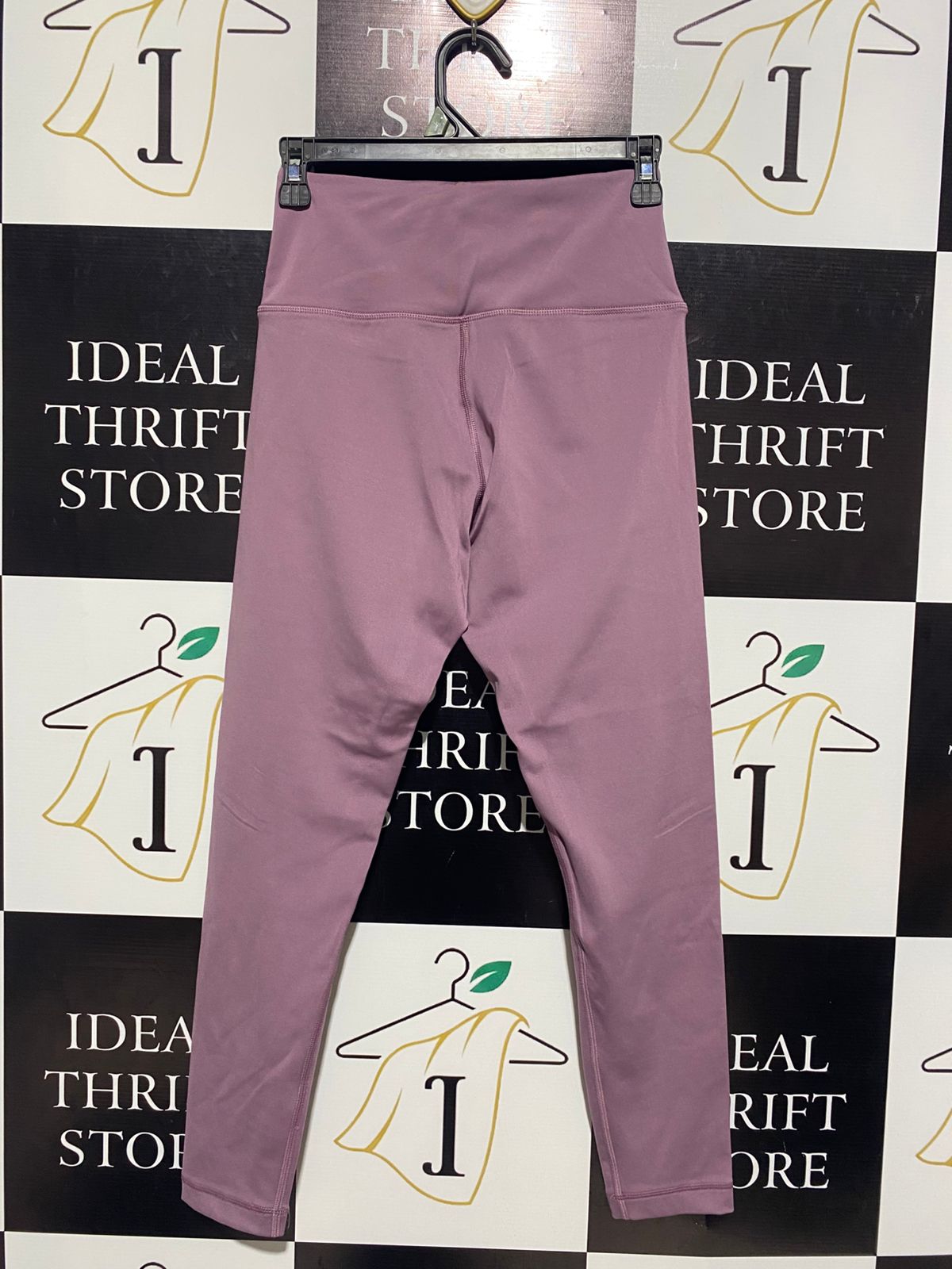VICTORIA SECRET |S| WAIST 24| MAUVE CROSS-WAIST PERFORMANCE LEGGINGS
