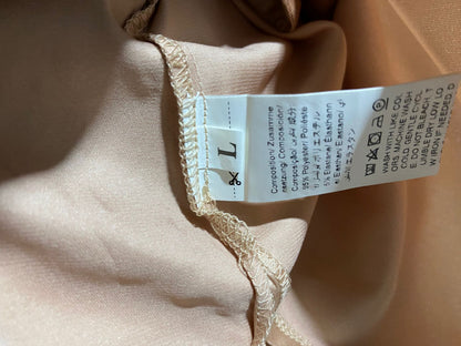 VALERIE NIGHTWEAR GORGEOUS SATIN PAJAMA SET - CHAMPAGNE |L|