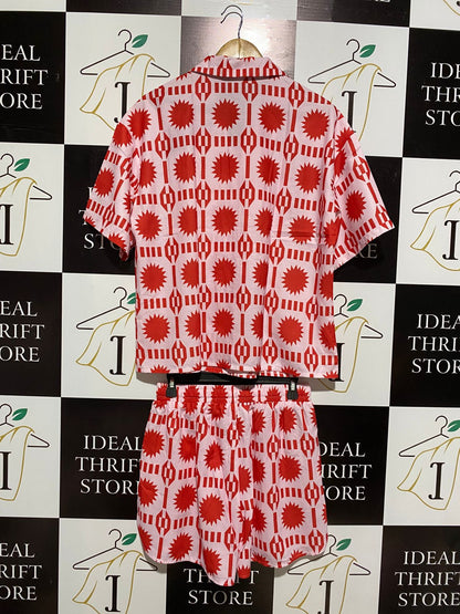 ROTIMIA |M| TROPICAL PRINT DRAWSTRING SHORTS SET