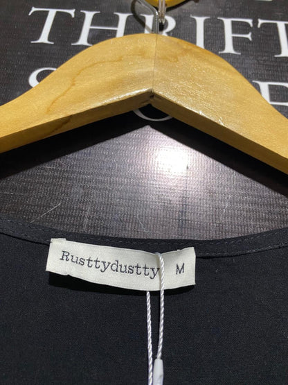 RUSTTYDUSTTY |M| BUST 17| C5| BROWN SUGAR MAXI DRESS - BLACK