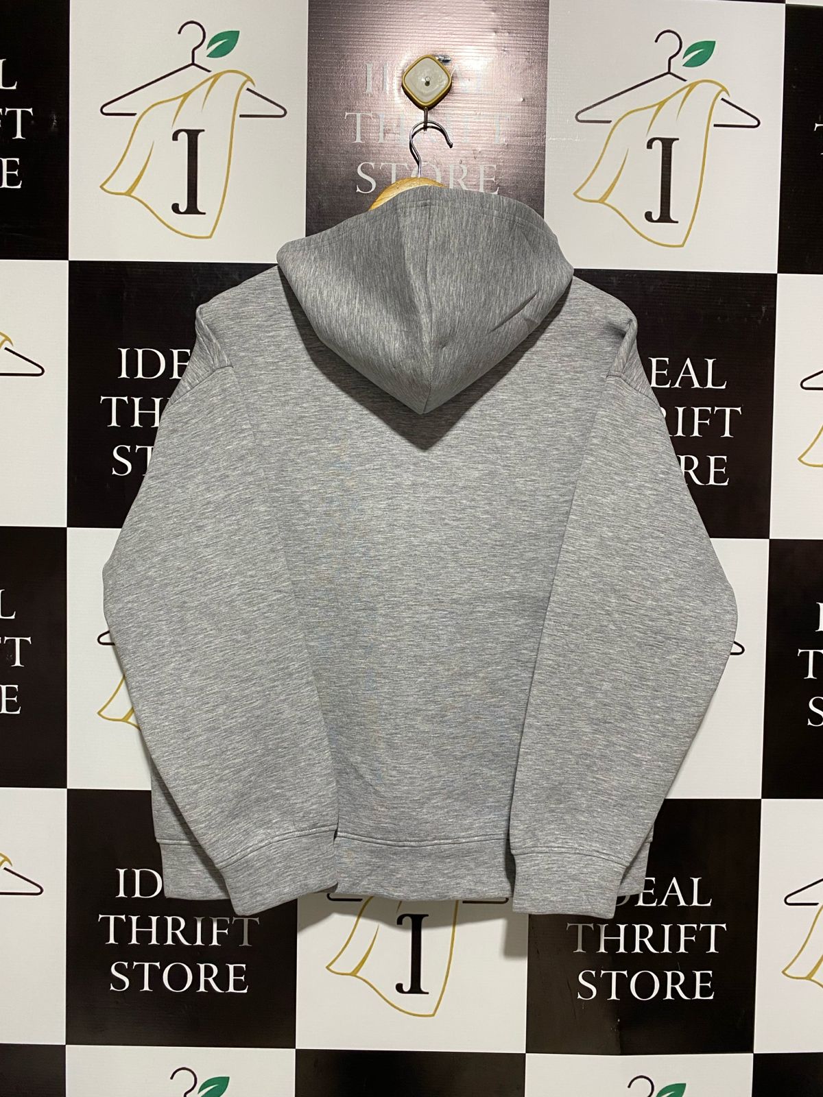 ANKO |L| BUST 23| HEATHER GREY FULL-ZIP HOODIE