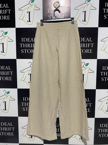 ZARA |S| WAIST 29| C7| RUSTIC FRAYED TROUSERS