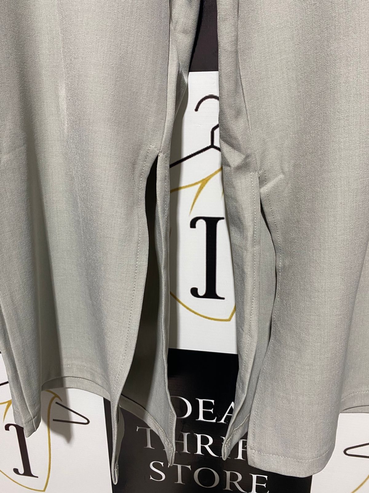 ANKLE-LENGTH LEATHER TROUSERS |XL| WAIST 32|