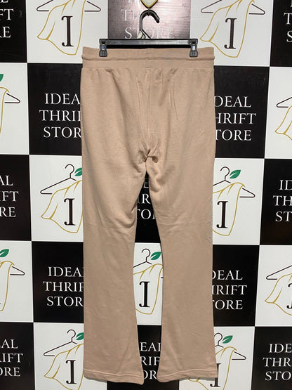 ADIDAS |M| WAIST 32| ORIGINALS BEIGE FLARED JOGGERS