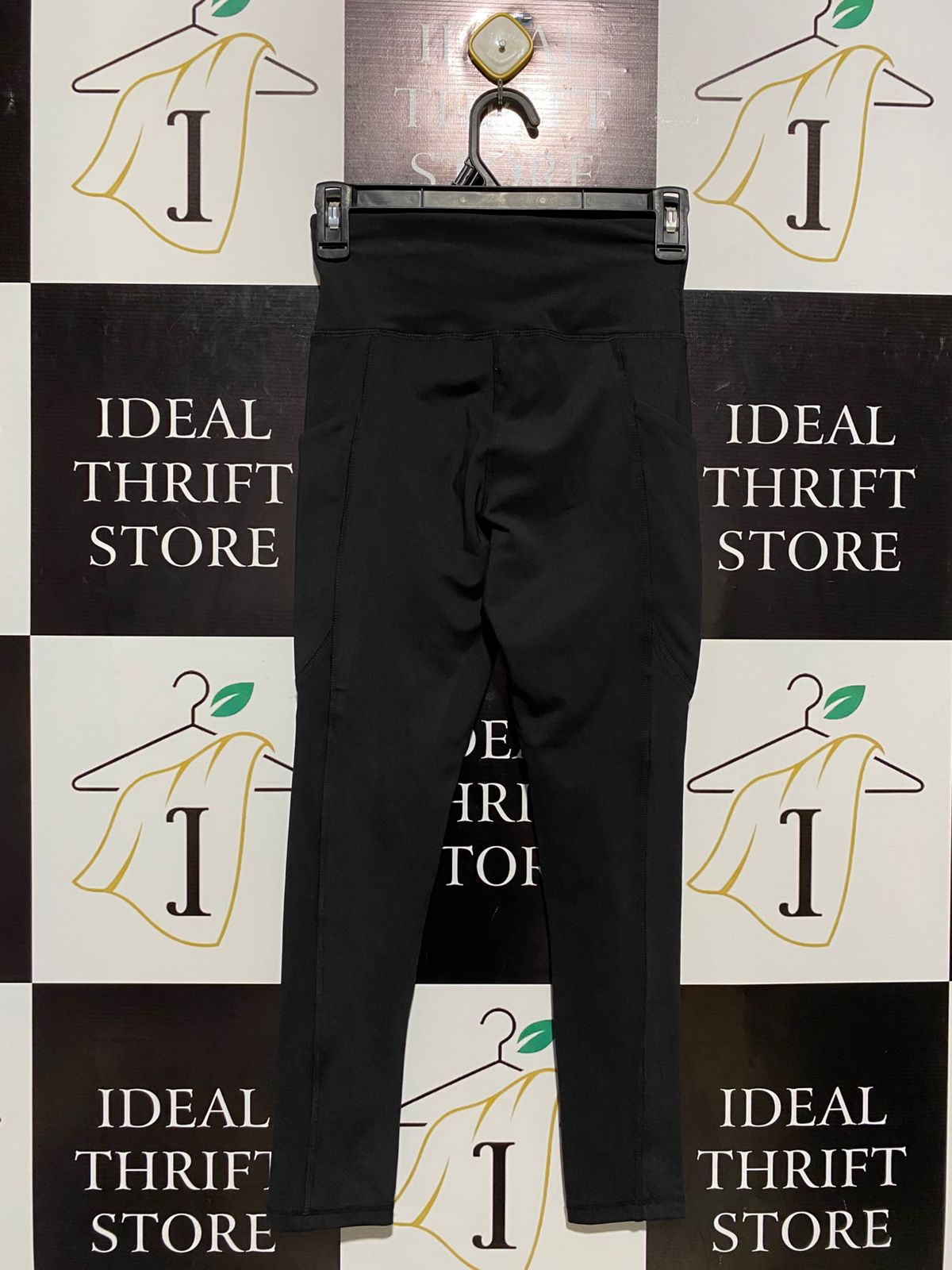 SCULPT |S| WAIST 24| HIGH-WAISTED BLACK PERFORMANCE LEGGINGS