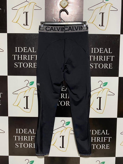 CALVIN KLEIN |S| WAIST 26| PERFORMANCE LEGGINGS / LOGO WAISTBAND PANTS