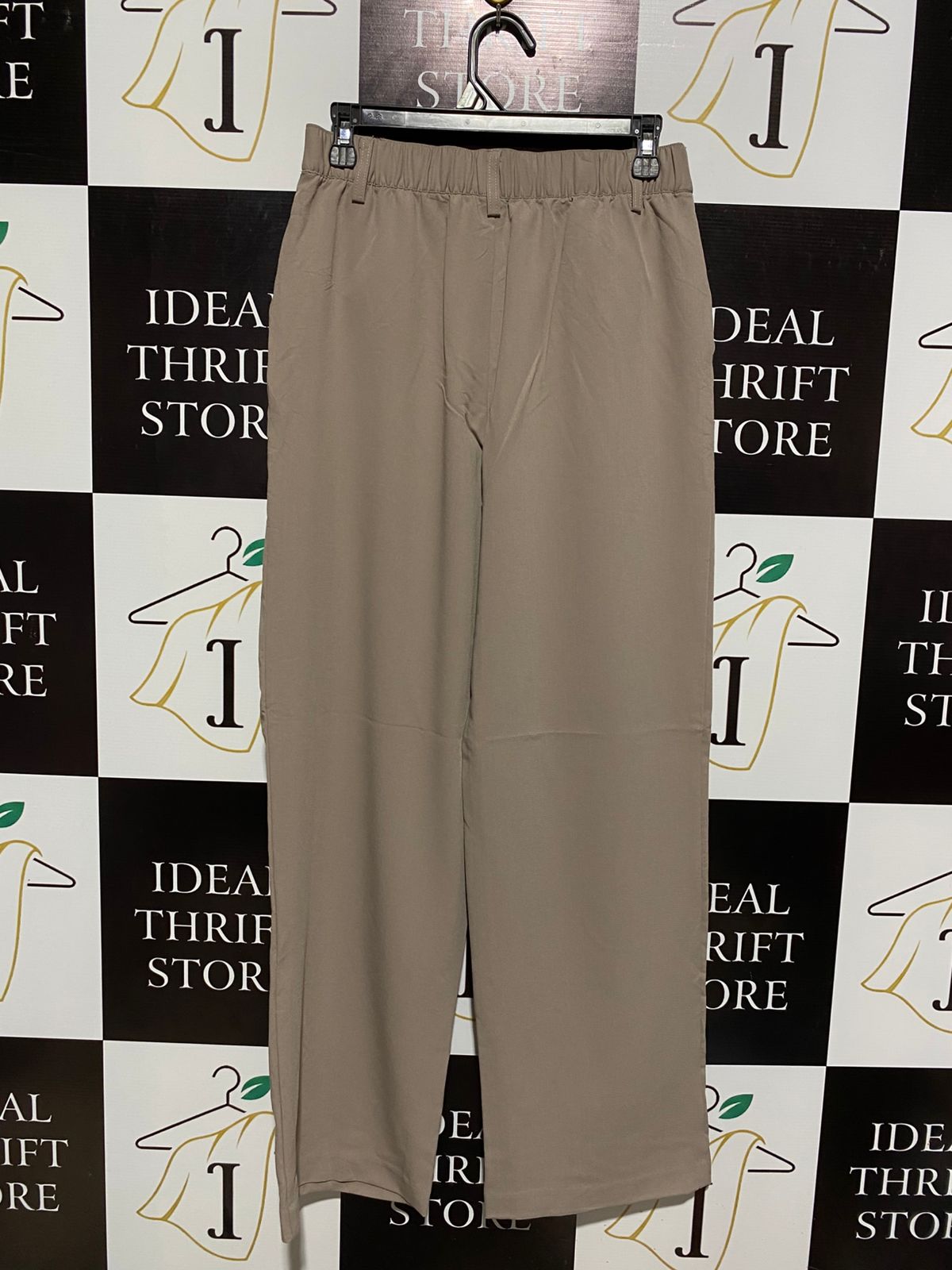 ANKO |M| WAIST 28| TAILORED TAUPE WIDE-LEG TROUSERS