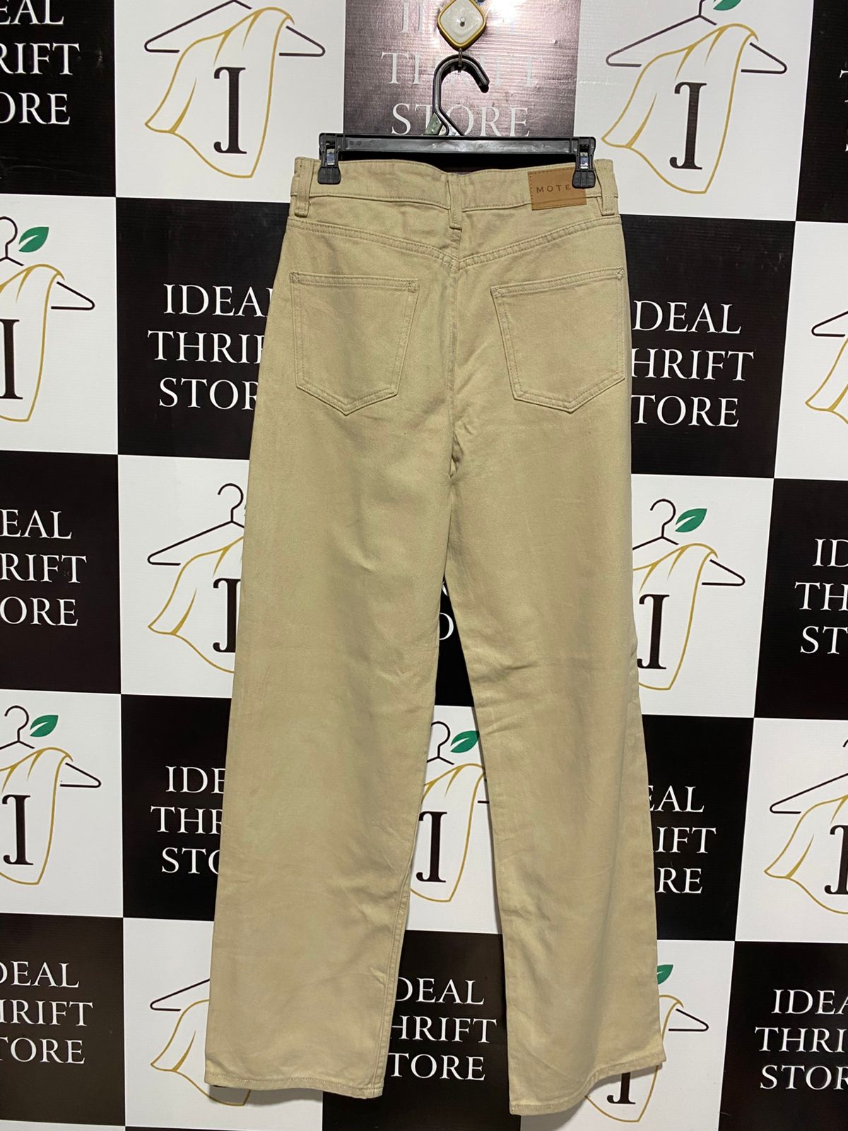 MOTEL DENIM |M| WAIST 28| VINTAGE PYTHON PRINT FLARED TROUSERS