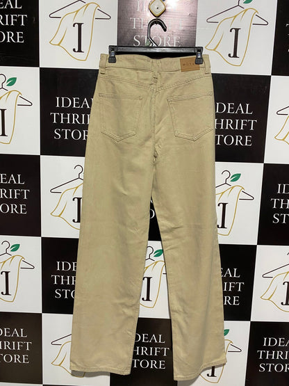MOTEL DENIM |M| WAIST 28| VINTAGE PYTHON PRINT FLARED TROUSERS