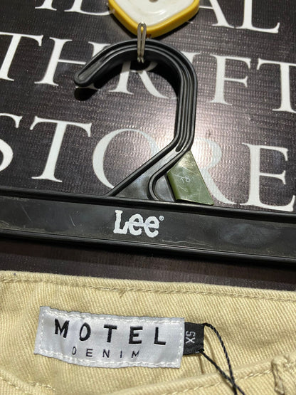 MOTEL DENIM |M| WAIST 28| VINTAGE PYTHON PRINT FLARED TROUSERS