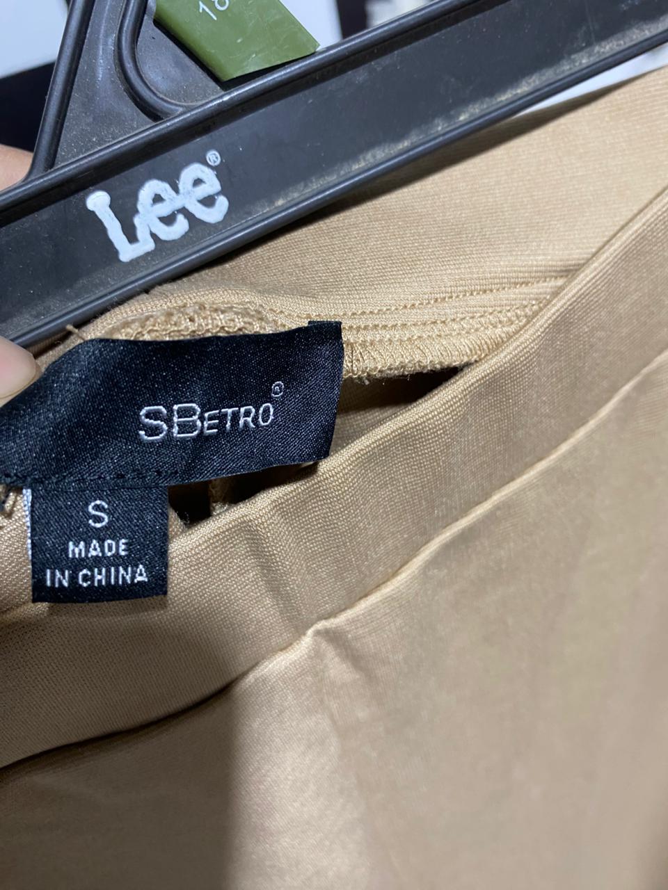 SBETRO |S| WAIST 24| DESERT SAND WIDE-LEG LOUNGE TROUSERS