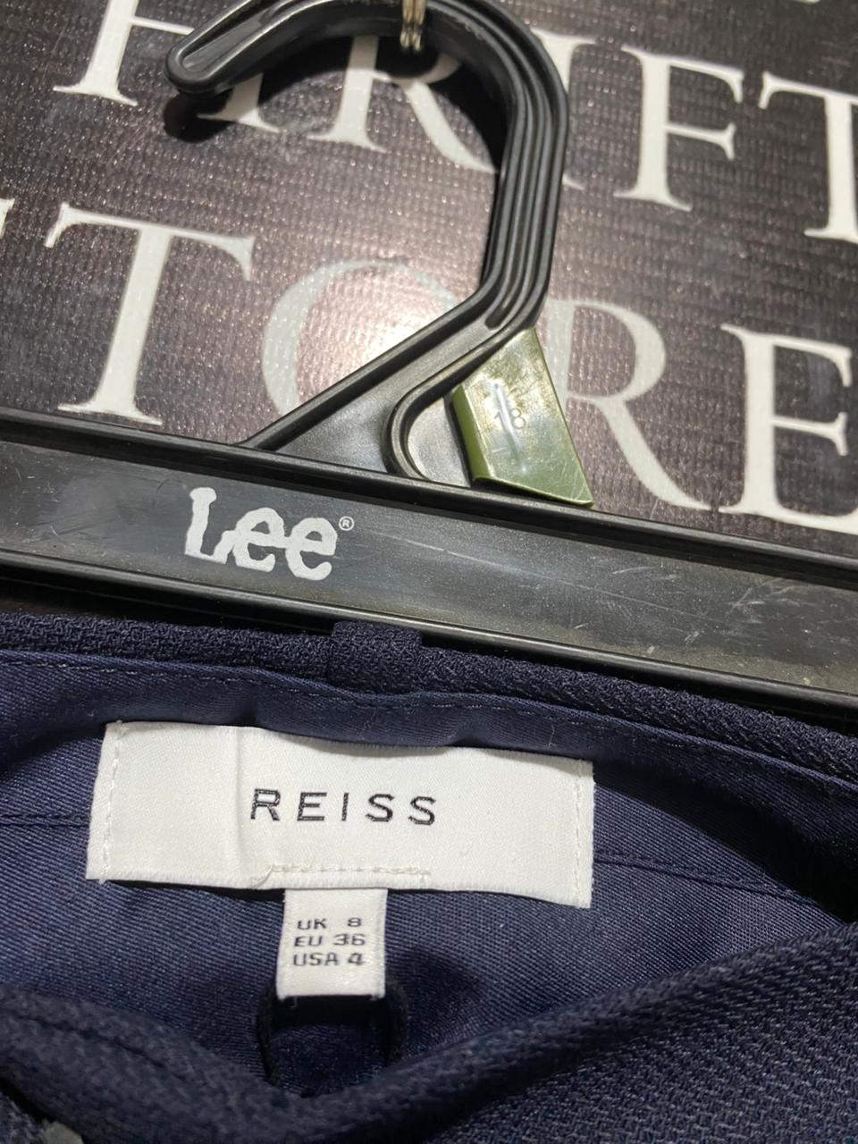REISS |M| WAIST 28| B1| CLASSIC SKY BLUE WIDE-LEG JEANS