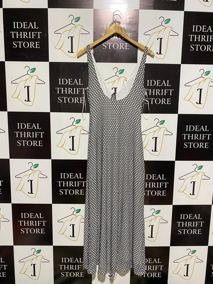 DAZIE |M| BUST 16| MIDNIGHT DIAMOND GEOMETRIC MAXI DRESS