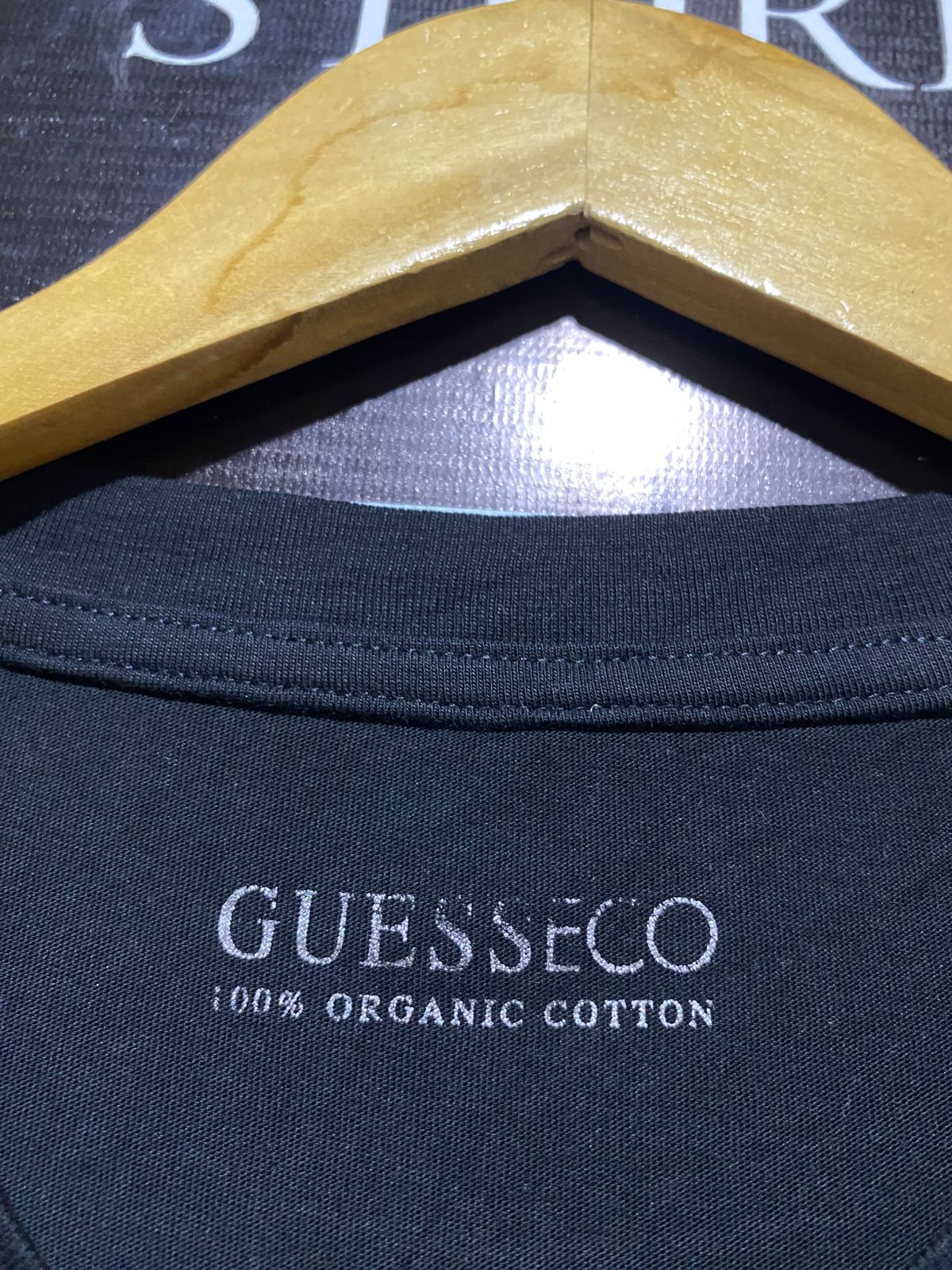 GUESSECO |M| BUST 17| C1| Printed Black Cotton T-Shirt,
