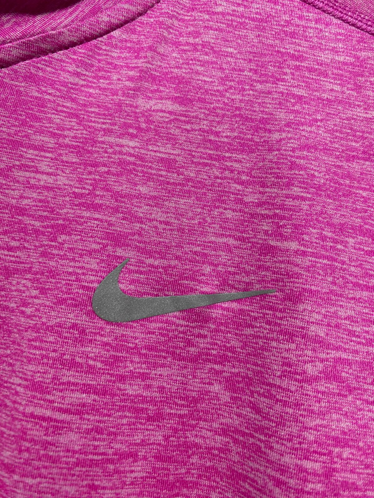 NIKE |S| BUST 19| B12 | WOMEN'S MAGENTA HEATHERED QUARTER-ZIP TRAINING PULLOVER