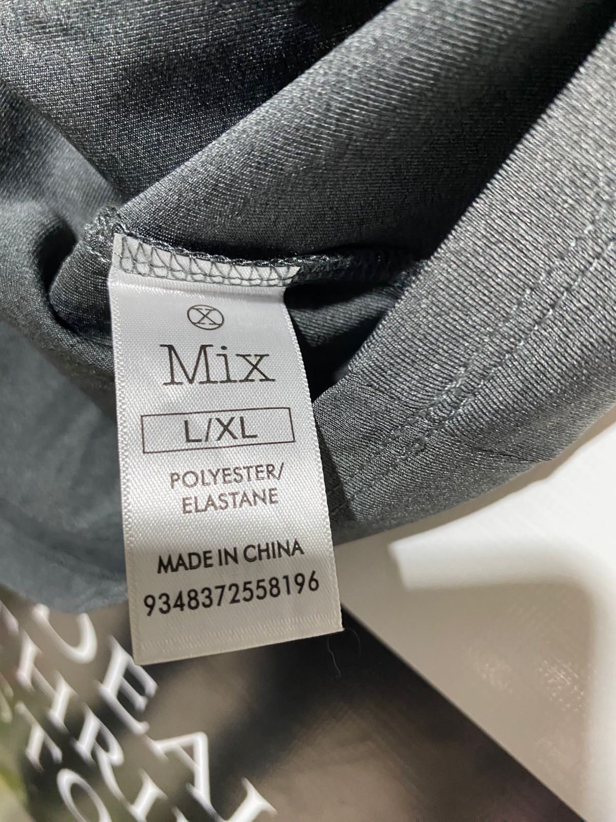 MIX |L| BUST 21| VERSATILE CHARCOAL GREY ACTIVE T SHIRT