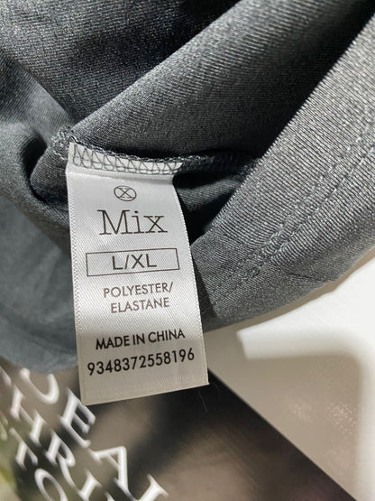 MIX |L| BUST 21| VERSATILE CHARCOAL GREY ACTIVE T SHIRT
