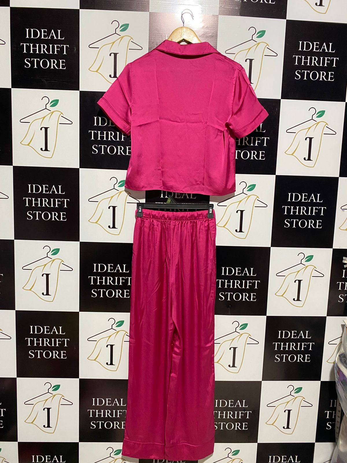 PRIMARK |XS| EBERJEY INEZ WASHABLE SILK SHORT SLEEVE PANT PAJAMA SET