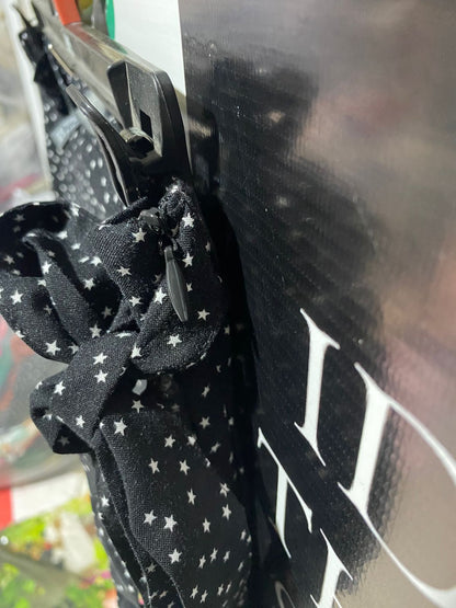PRIMARK |S| BLACK POLKA DOT PUFF SLEEVE CO-ORD SET