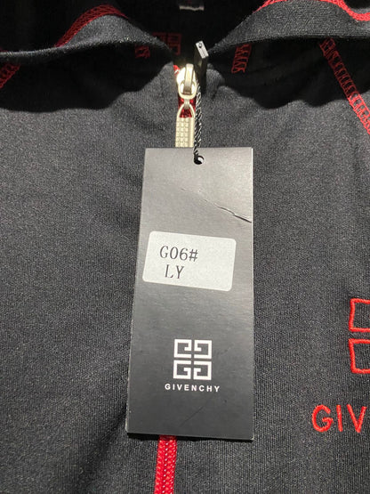 GIVENCHY |L| B6| WOMEN’S BLACK AND RED PERFORMANCE TRACKSUIT