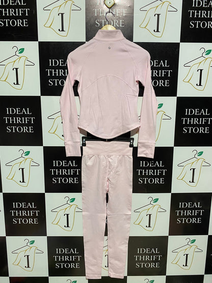 LIGHT PINK DEFINE JACKET AND LEGGINGS SET |S|