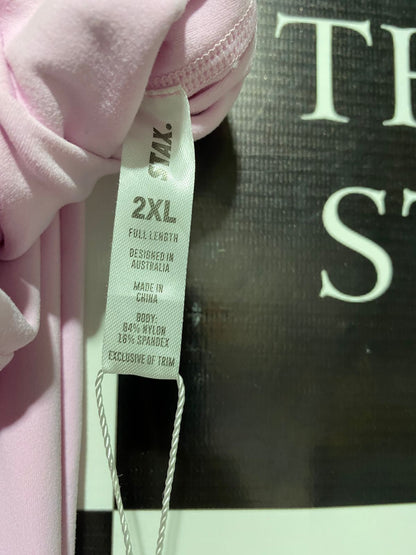 STAX |M| WAIST 28| PINK HIGH WAIST LEGGINGS TROUSER