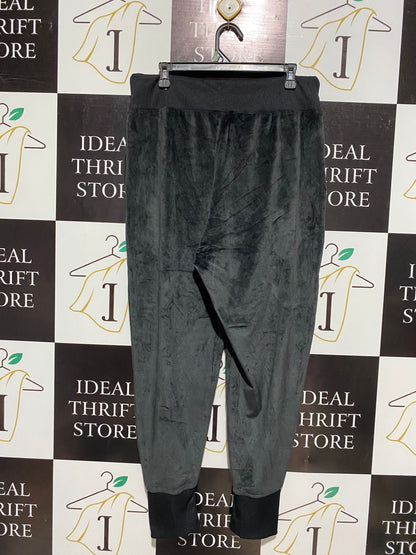 ADIDAS |L| WAIST 33| WOMEN’S LUXURY VELOUR JOGGERS - SOFT PLUSH TEXTURE