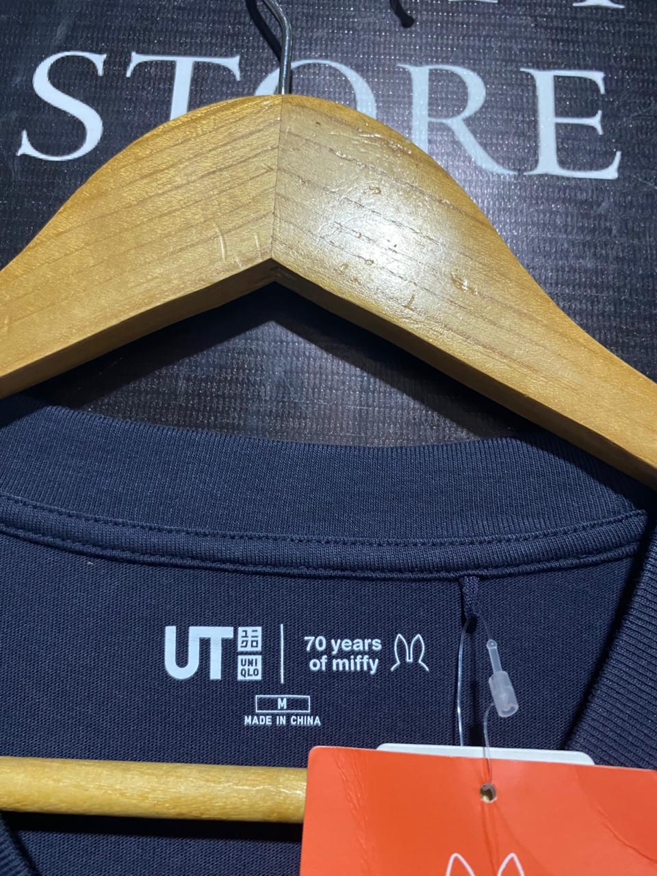 UNIQLD |M| BUST 20| C1|  WOMEN’S MIFFY GRAPHIC T-SHIRT - NAVY BLUE SHORT SLEEVE TEE