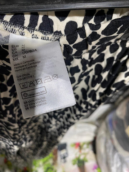H&M |M| WAIST 29| CLASSIC LEOPARD PRINT RELAXED TROUSERS