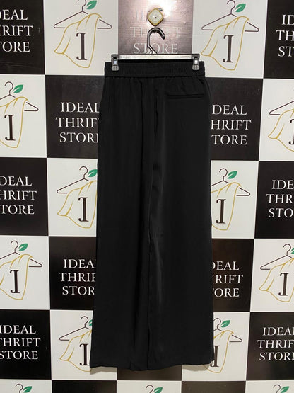 KOOKAI |M| WAIST 27| ESSENTIAL BLACK HIGH-WAIST WIDE-LEG TROUSERS